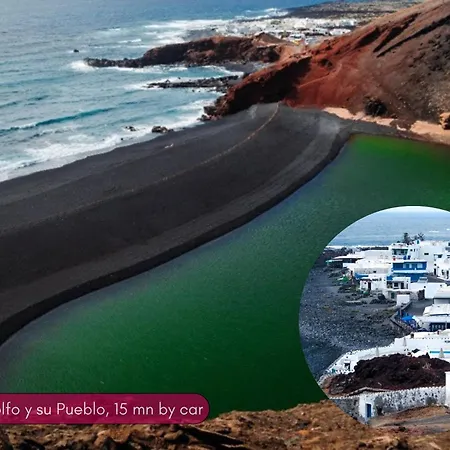 Spacious Private Up To 16 - Authentic - Volcano, Timanfaya Park, Bodega & South Beaches - Heated Pool - Game - Charcoal Grill Yaiza (Lanzarote)
