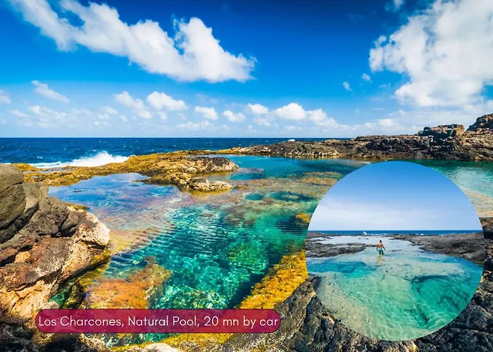 וילה Spacious Private Up To 16 - Authentic - Volcano, Timanfaya Park, Bodega & South Beaches - Heated Pool - Game - Charcoal Grill יאיזה